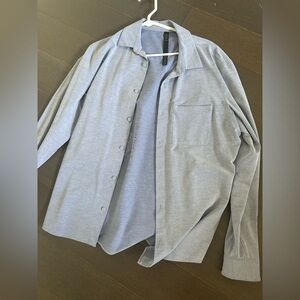 Lululemon mens button up shirt. Size: Large, Color- light blue